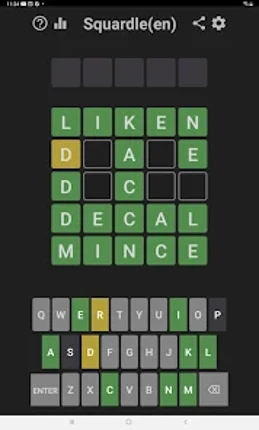 Squaredle screenshot