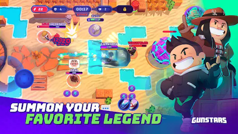 Gunstars - Battle Arena screenshot