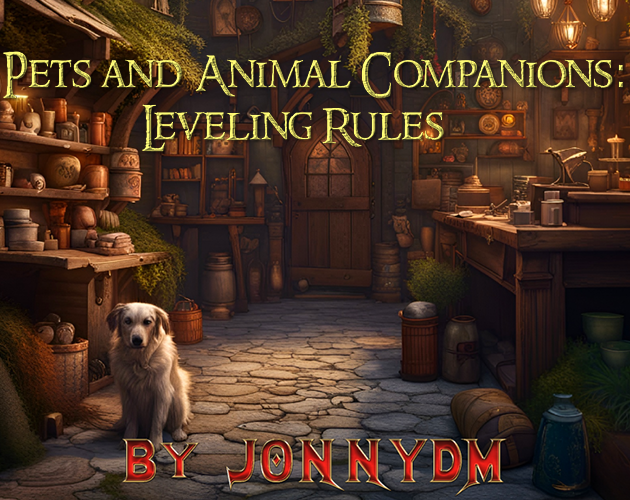 Games like Pets and Animal Companions: Leveling Rules