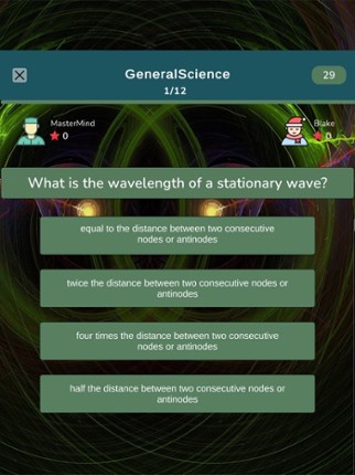 General Science Knowledge Test screenshot