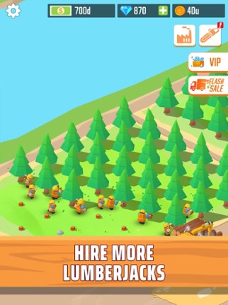 Idle Lumber Empire - Wood Game screenshot