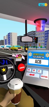 Police Car 3D Image