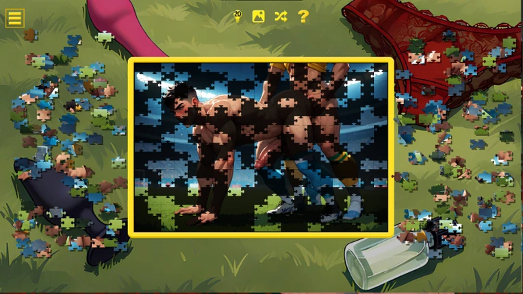 Soccer Cup Boys - Hentai Jigsaw screenshot