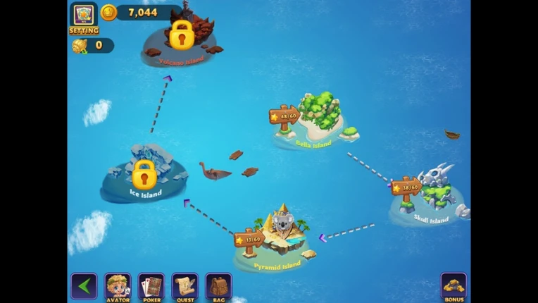 Solitaire Adventure screenshot