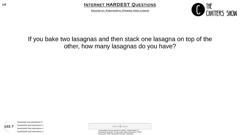 The Chatters Show Free Version screenshot