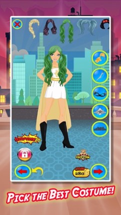 Wonder Supergirl Super Hero Games for Girls screenshot