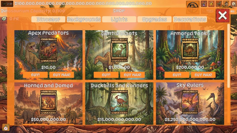 Dinosaurium screenshot