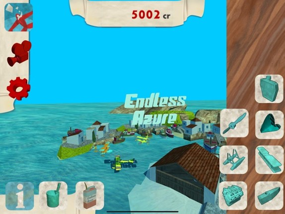 Endless Azure casual flying Image