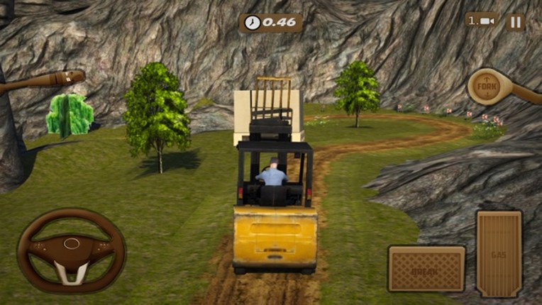 Extreme Cargo Transport Truck Driver &amp; Forklift Crane Operator Game Image