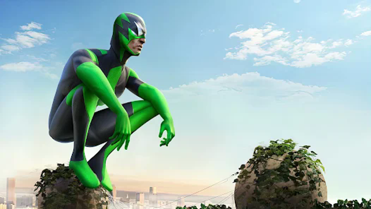 Rope Frog Ninja Hero Car Vegas screenshot