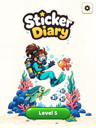 Sticker Diary: Puzzle Game Image