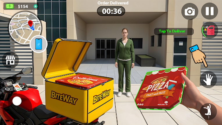 Delivery Rider Life Simulator screenshot