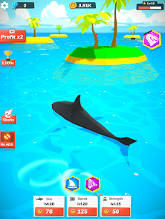Idle Shark World - Tycoon Game screenshot