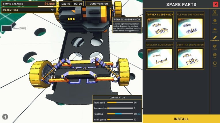 Mini Racer Car Shop Simulator - Prologue screenshot