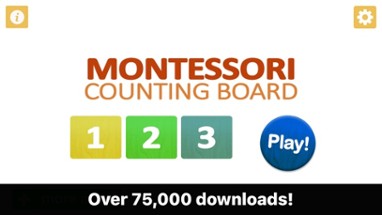 Montessori Counting Board Image