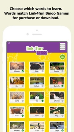 Picture Recognition Bingo Caller's App screenshot