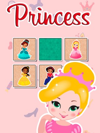 Princesses Find the Pairs Learning Game for 3 – 5 Image