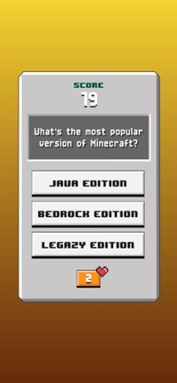 Quiz for Minecraft! screenshot
