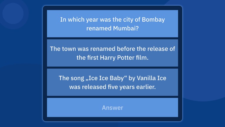 QuizPoker: Mix of Quiz and Poker screenshot