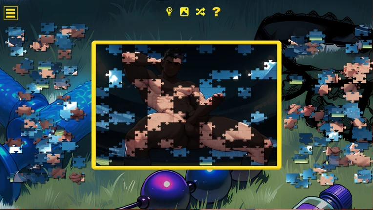 Soccer Cup Boys - Hentai Jigsaw screenshot