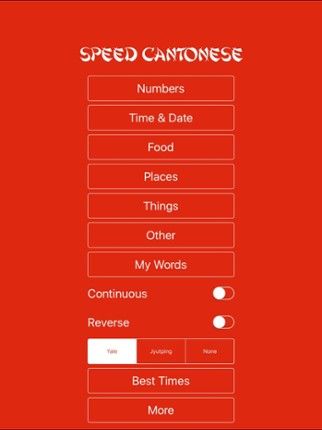 Speed Cantonese Image