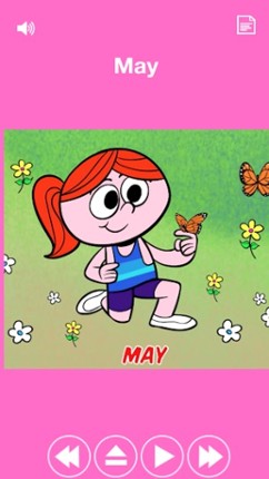 Toddlers Month Of The Year learning with Flashcards and sounds Image