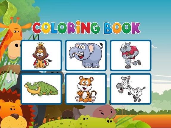 Animal Coloring Book - Painting Game for Kids screenshot