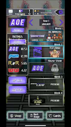 Modern Mania Wrestling GM screenshot