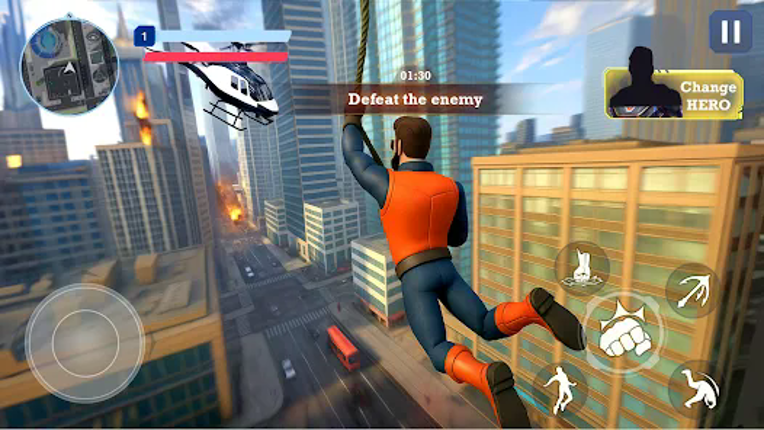 Super Hero Fight: Flying Game Image