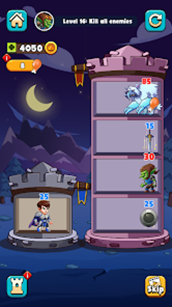 Hero Tower Wars - Merge Puzzle screenshot