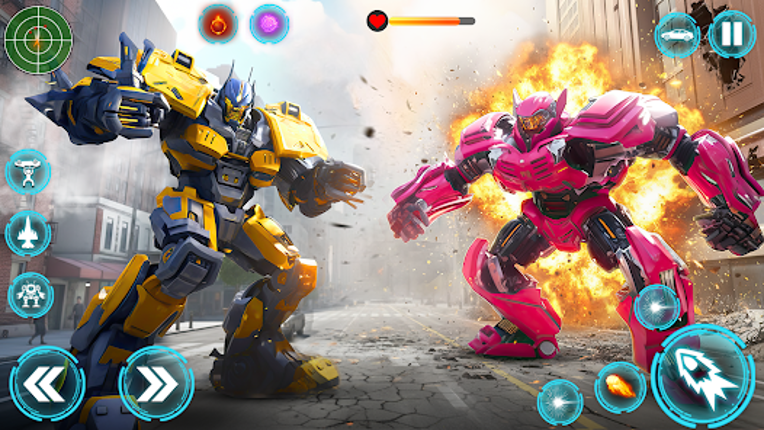 Robot Transform Fight Game 3D Image