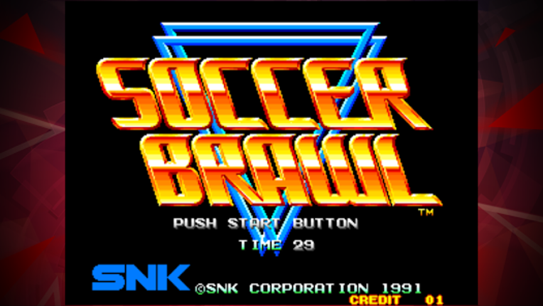 SOCCER BRAWL ACA NEOGEO Image