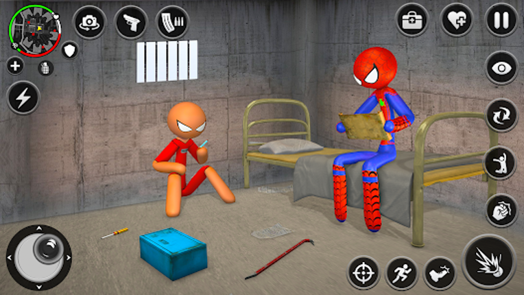 Spider Stick Hero Prison Break Image