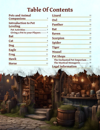 Pets and Animal Companions: Leveling Rules Image