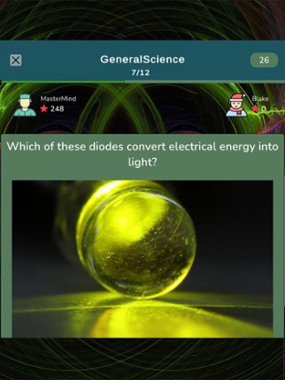 General Science Knowledge Test screenshot
