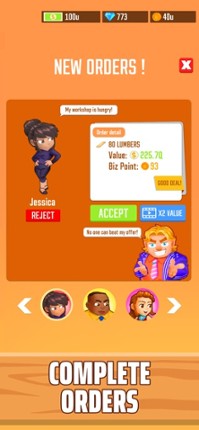 Idle Lumber Empire - Wood Game screenshot