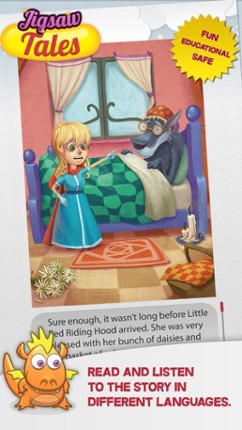 Jigsaw Tale Red Riding Hood - Games for Kids screenshot