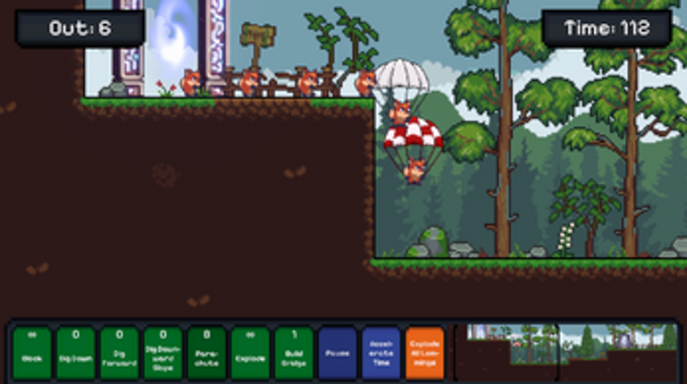 Lemmings screenshot