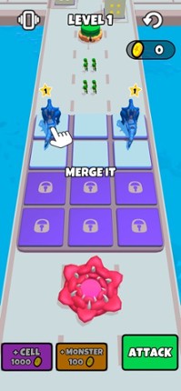 Merge Monster 3D Image