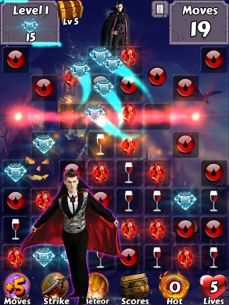 Vampires of Glory -  Halloween blood diaries of the haunted academy games Image