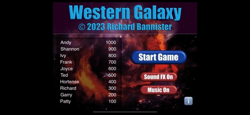 Western Galaxy screenshot