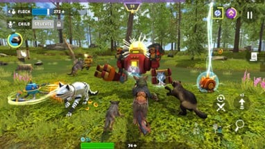 Wolf Hero: Animals vs Robots Image