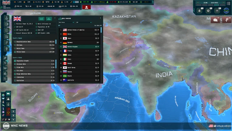 World Warfare & Economic screenshot
