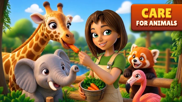 Zoo Life: Animal Park Game Image