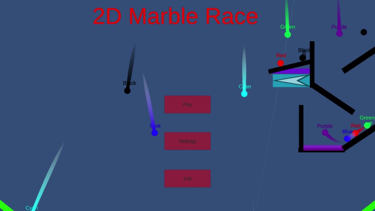 Games like 2D marble race