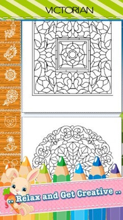 Adult Coloring Book Mandala - Free Fun Games for Stress Bringing Relax Curative Relieving Color Therapy screenshot
