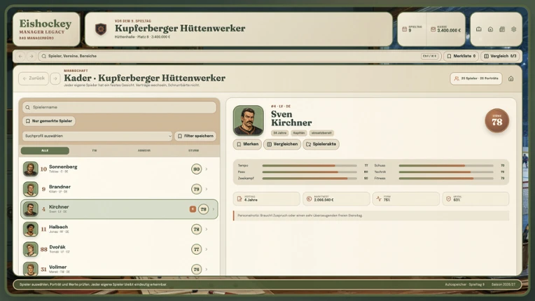 Eishockey Manager Legacy screenshot