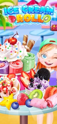 Frozen Ice Cream Roll Desserts Image