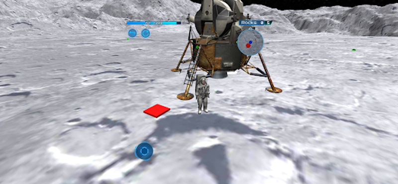 Moon Lander 3D Simulator screenshot