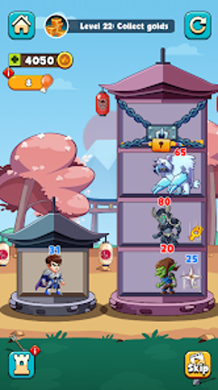 Hero Tower Wars - Merge Puzzle screenshot